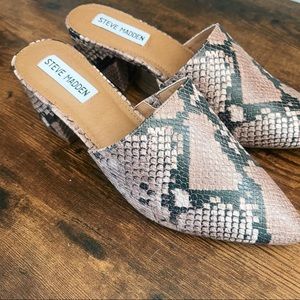 Steve Madden snake heels